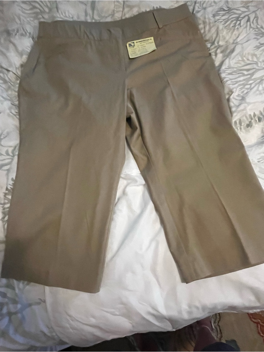 Lane Bryant size 28 Women’s Tan Pants- Tailored Pull-On pants NWT